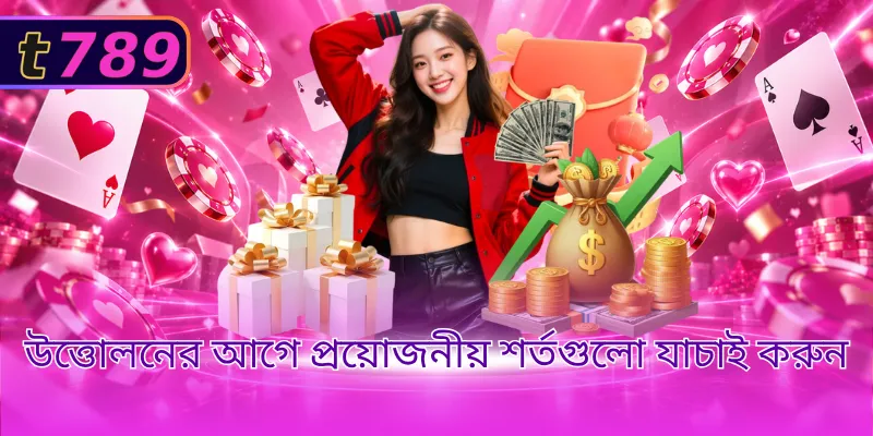 উত্তোলনের আগে প্রয়োজনীয় শর্তগুলো যাচাই করুন